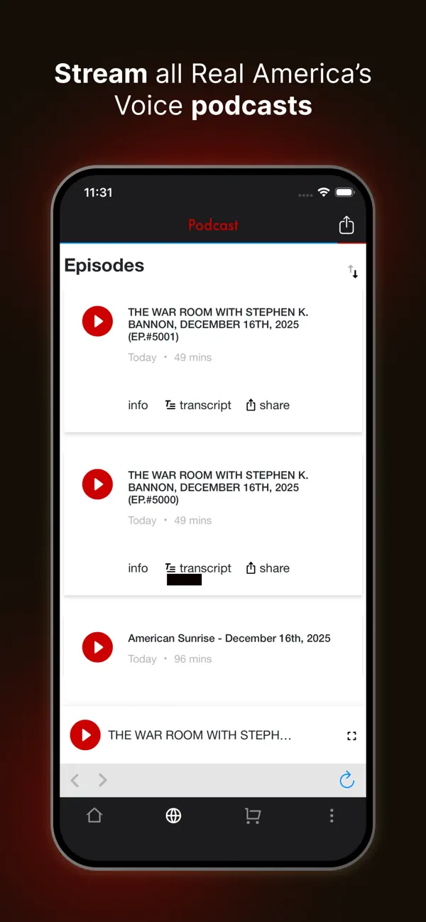 Screenshot #3 pour Real America’s Voice News