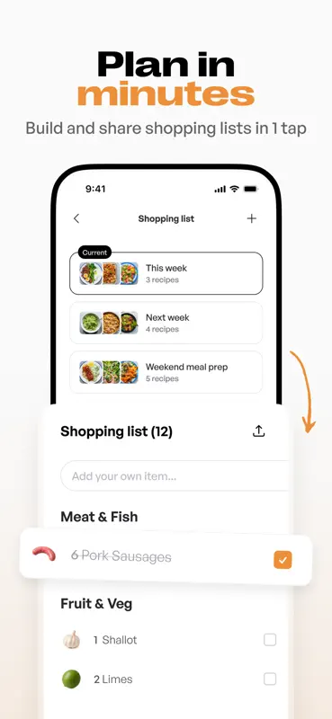 Mob: Meal Planner and Recipes screenshot 3 of 9