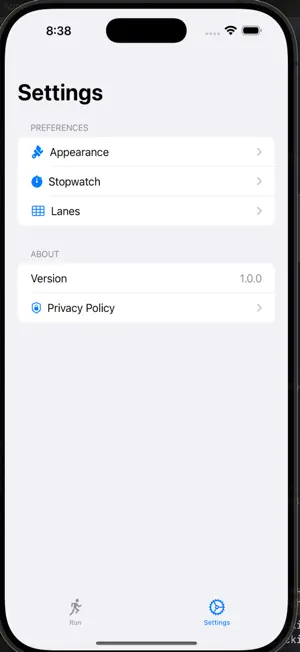 ezyStopWatch screenshot 2