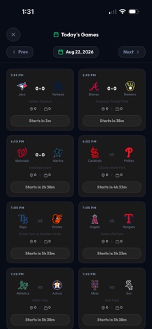 Ditari iPhone screenshot