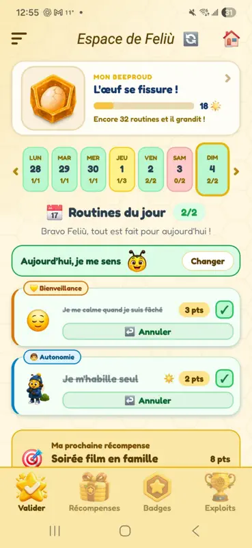 BeeProud - Routine pour enfant screenshot 5 of 10