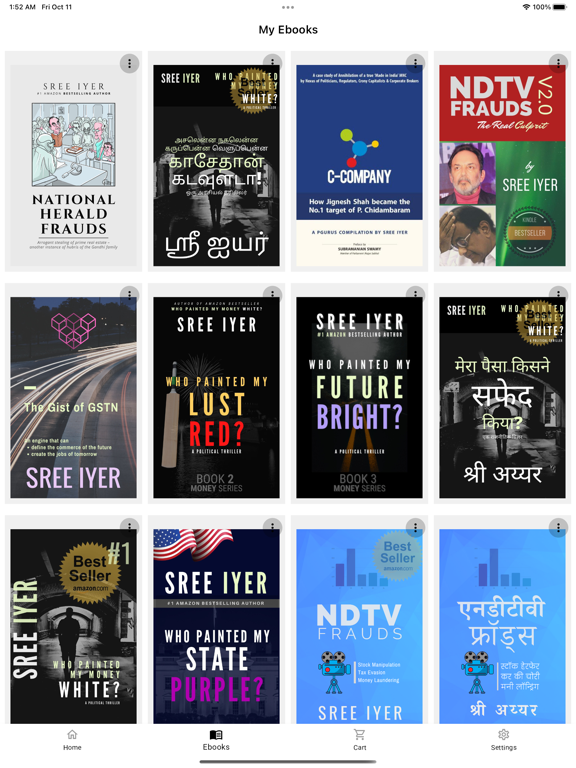 Screenshot #6 pour SreeIyer : Books, Ebooks & Art