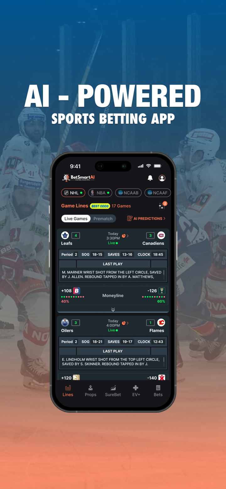 AI Sports Betting : BetSmartAI screenshot 6