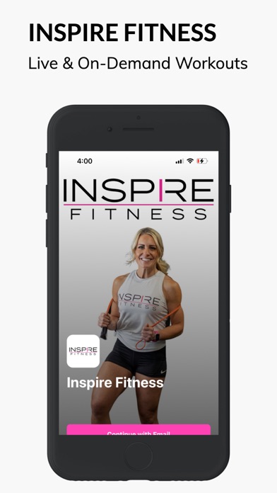 Inspire Fitness - Workout App Screenshot