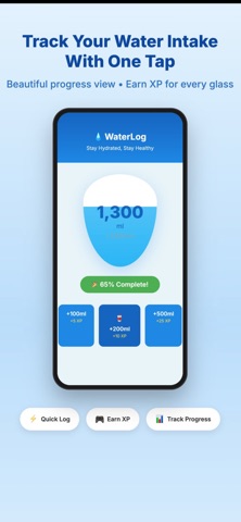 Water Log APP Screenshot 1 of 5