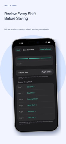 Shift Calendar Assistant Screenshot 2 of 8