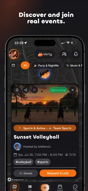 Verty: Live Event Map screenshot 3