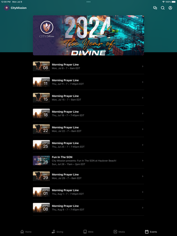 City Mission Church iPad screenshot 3 - Education app
