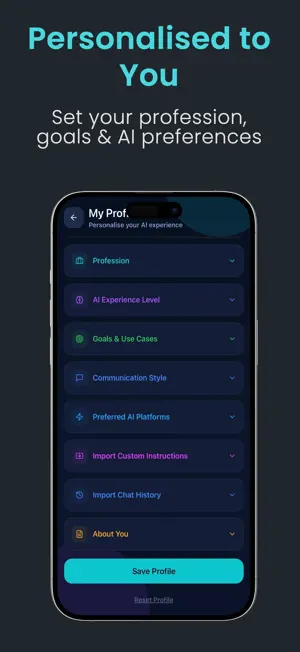 PromptIQ AI screenshot 2
