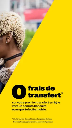 Capture d'écran de Western Union Envoi D'argent sur iPhone 2
