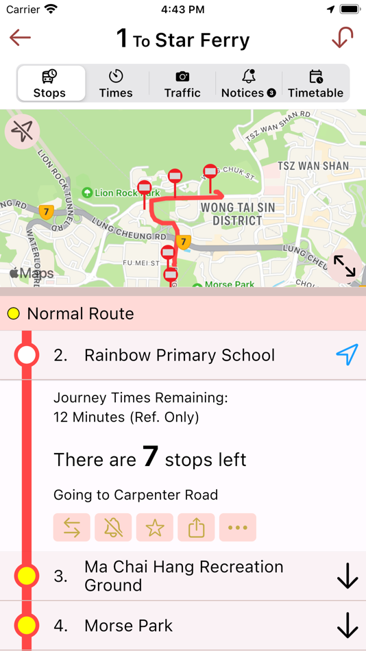 #8. HK Bus ETA (iOS) 由: Cheuk Lam Li