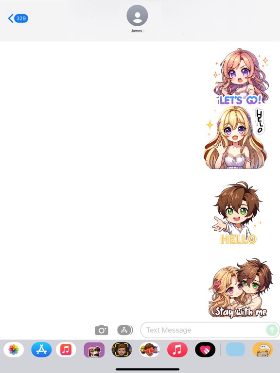 Screenshot #6 pour Lilly & Leo | Couple Stickers