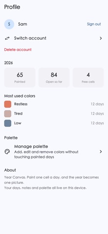 YearCanvas Screenshot 5 of 6
