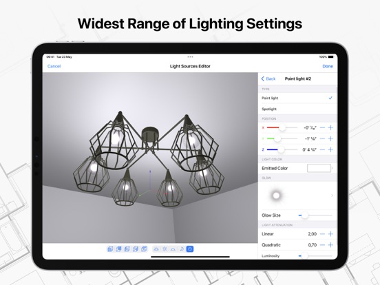 Live Home 3D Pro: House Design iPad app afbeelding 9