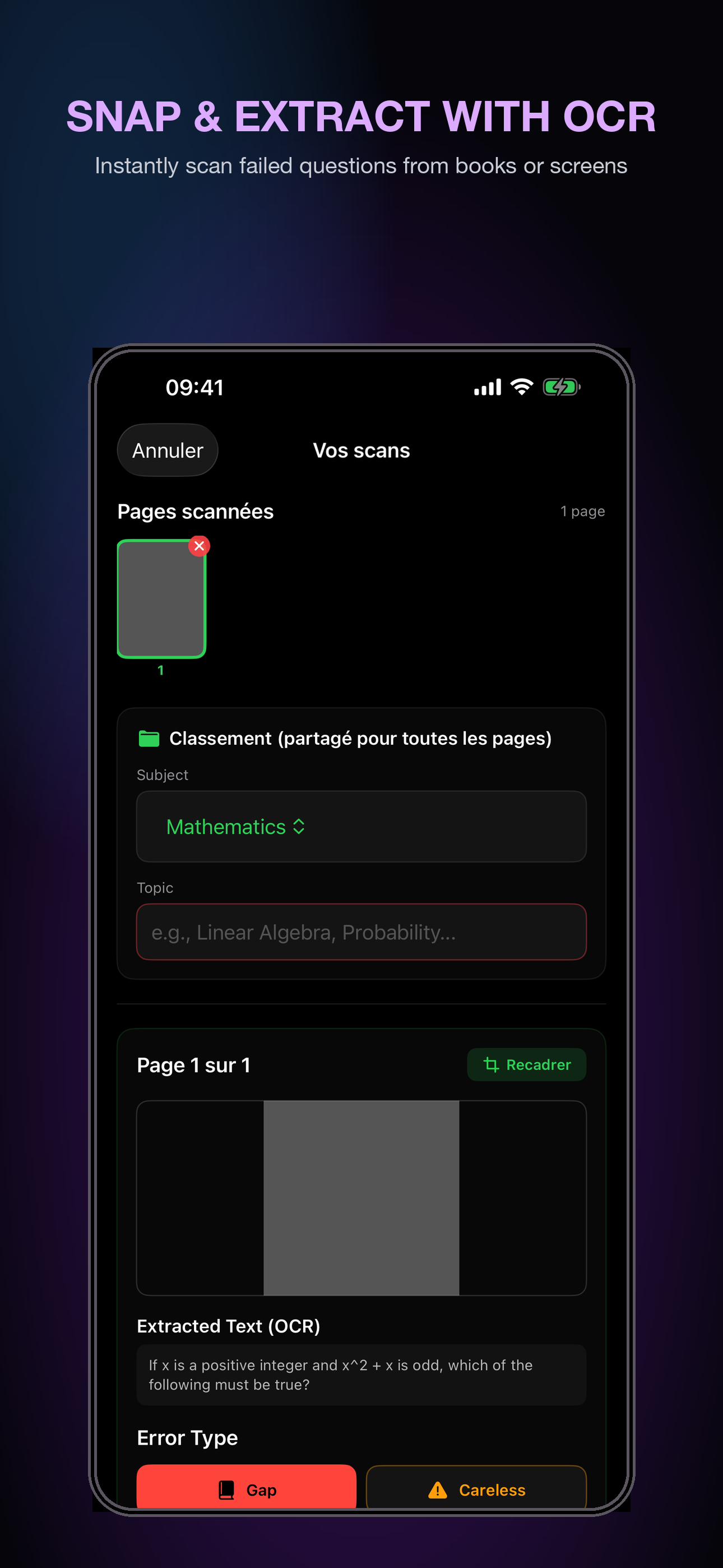 MistakeLab: Wrong Answer Log screenshot 2