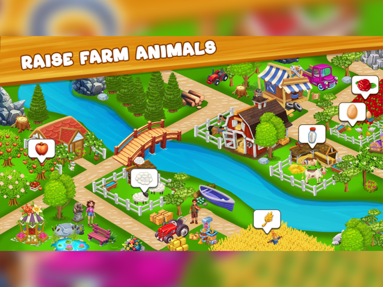 Farm Day Village Offline Games iPad screenshot 7 - Games app