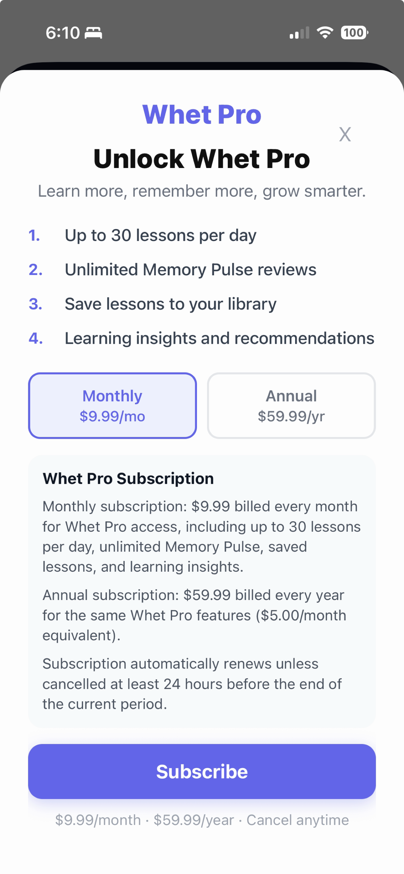 Whet: Learn Something Daily screenshot 9