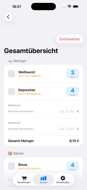 Brotzeit App screenshot 3
