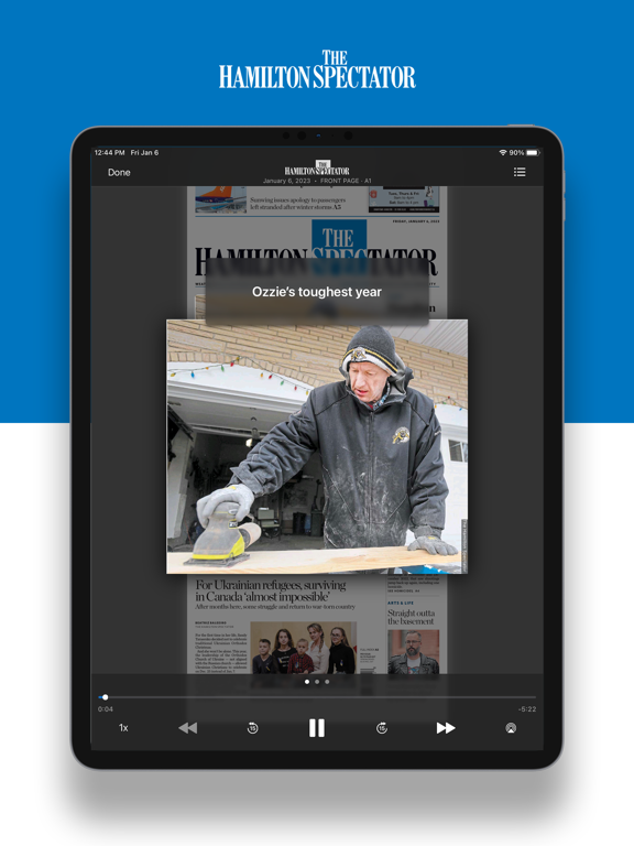 The Hamilton Spectator ePaper iPad screenshot 4 - News app