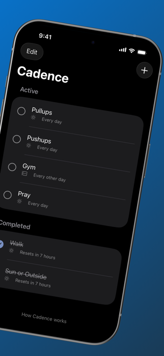 Cadence: Recurring Tasks Screenshot 2 of 4
