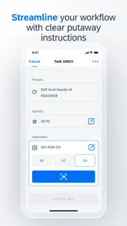 sap warehouse logistics iphone capturas de pantalla 3