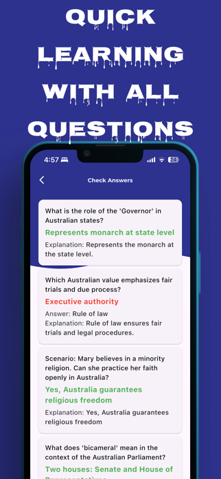 AU Citizenship Test Prep Screenshot 9 of 9
