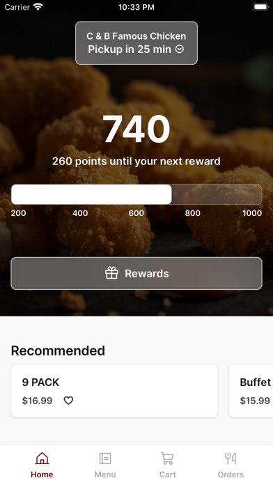 C & B Famous Chicken iPhone screenshot 1 - Food & Drink app