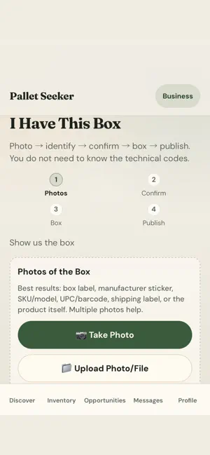 Pallet Seeker screenshot 2
