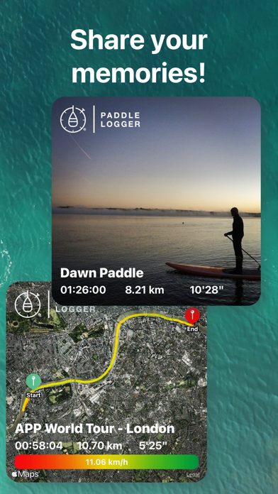 Paddle Logger: SUP & Kayaking iPhone screenshot 8 - Health & Fitness app