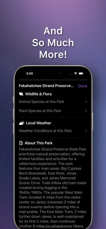 FL Parks: Map & Guide screenshot 5 of 9