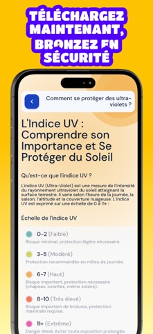 Indice UV : Bronzage & Soleil iPhone screenshot 8