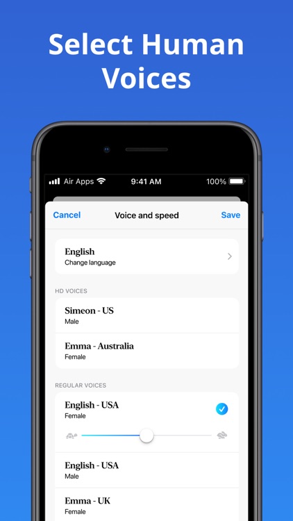 Speech Air - Text to Audio screenshot-4