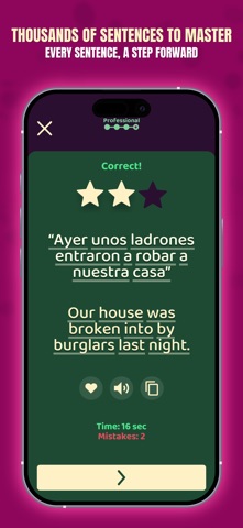 Learn Spanish Frase Master Screenshot 2 of 7
