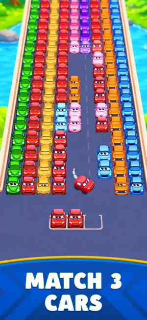 Triple Car: Match & Mod screenshot 1