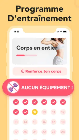 Capture d'écran de Exercices Chez Soi Pour Femmes sur iPhone 3