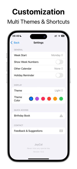 Joycal:Smart Calendar&Reminder Screenshot 3 of 5