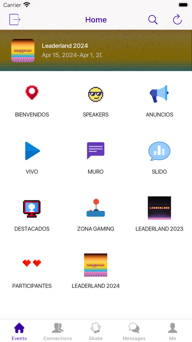 Eventos Telecom Screenshot