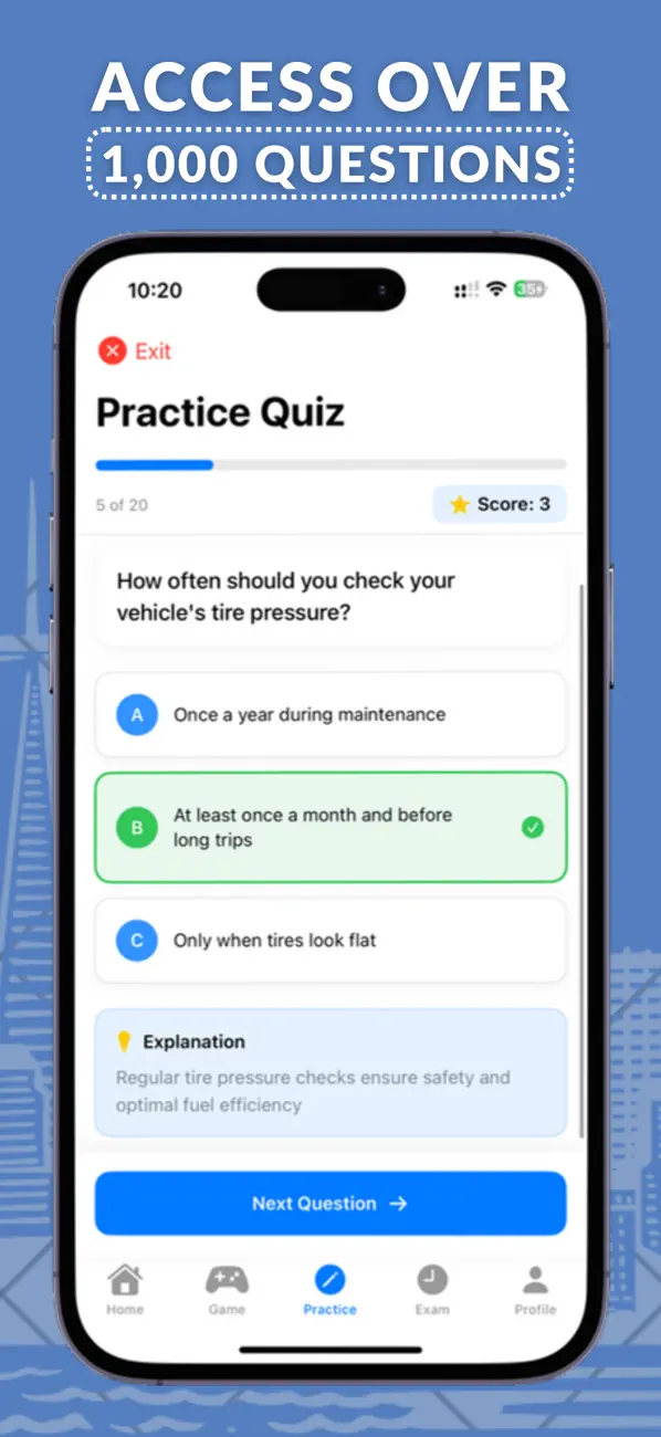 Screenshot #2 pour LTO Quiz Drive