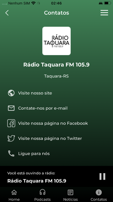 Rádio Taquara FM Screenshot