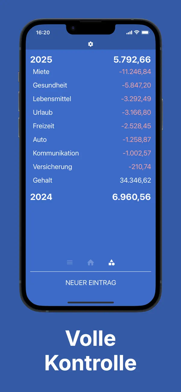 Ausgaben Manager Haushaltsbuch Screenshot 6
