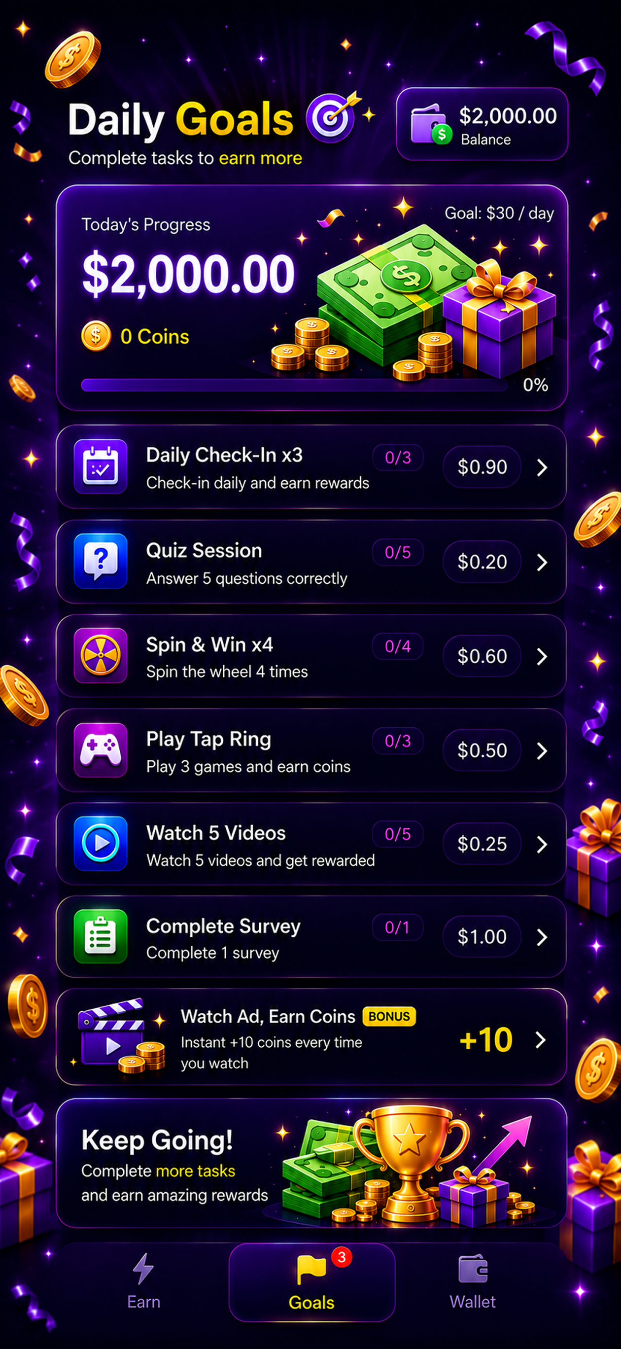 Earn Money - Cash Rewards App screenshot 2
