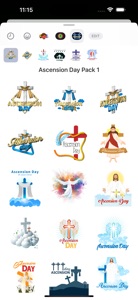 Ascension Day Stickers screenshot #1 for iPhone