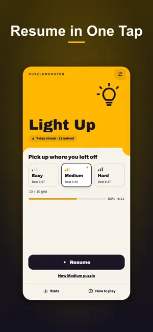 Light Up - PuzzleMonster screenshot 2