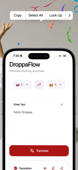 Droppa App screenshot 2