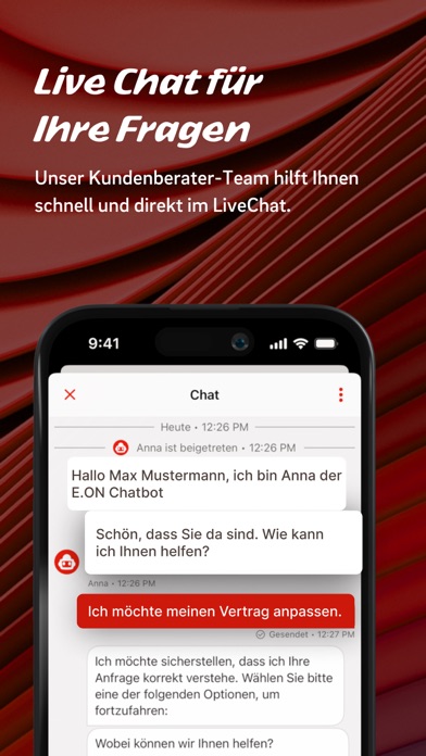 Mein E.ON iPhone screenshot 5 - Utilities app