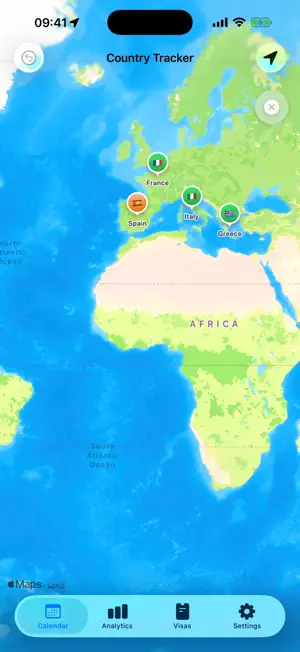 Nomad: Countries Tracker screenshot 2