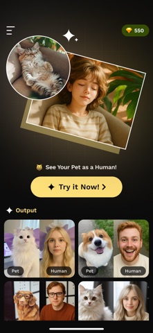 Human to Pet - AI PawPeople iPhone screenshot