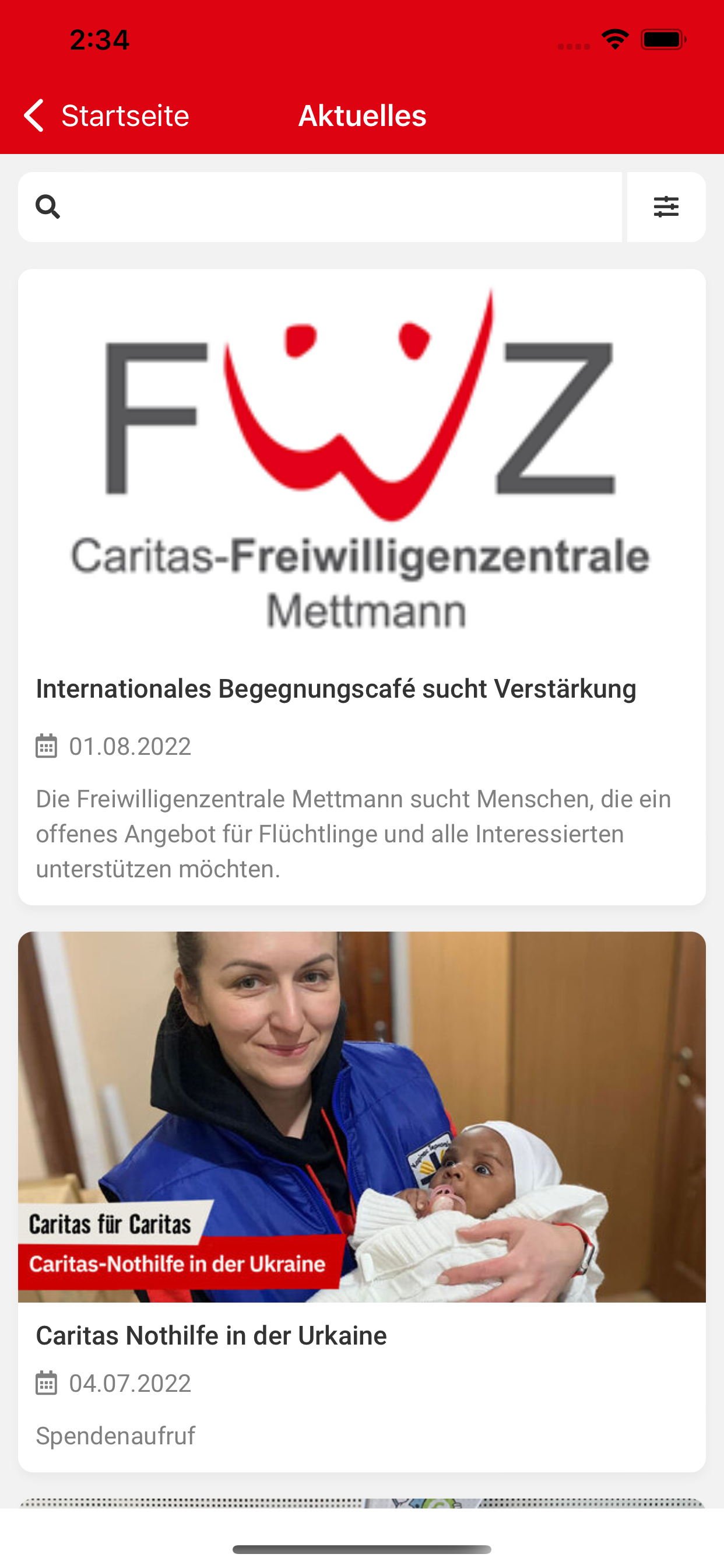 Caritas im Kreis Mettmann