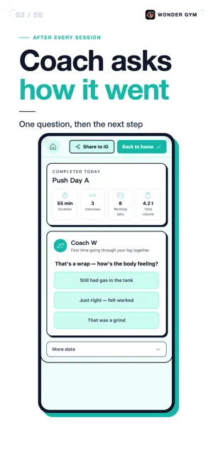 WonderGym — AI Workout Planner screenshot 4