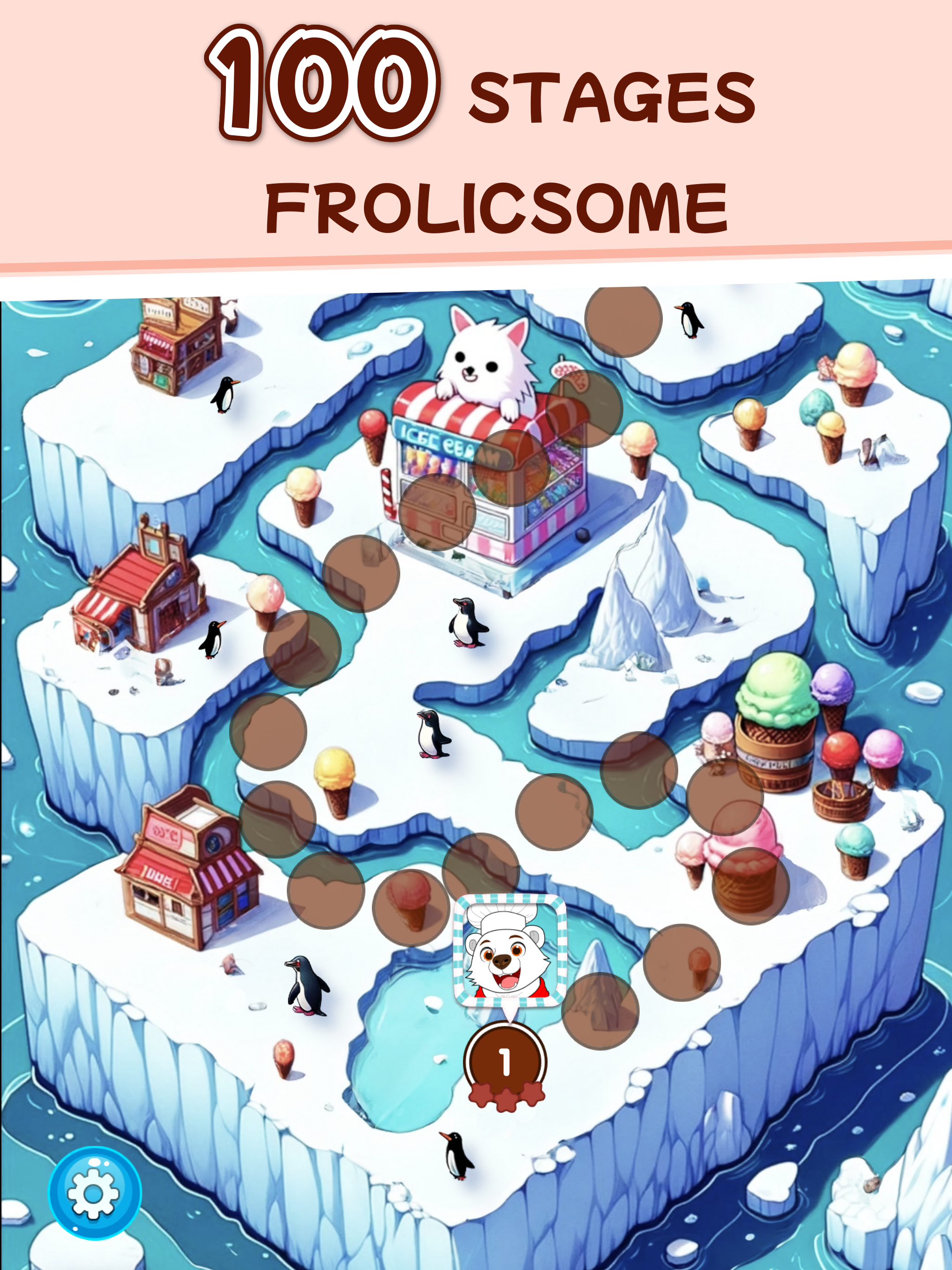 Polar Bear HOT SWEETS Match3 screenshot 8